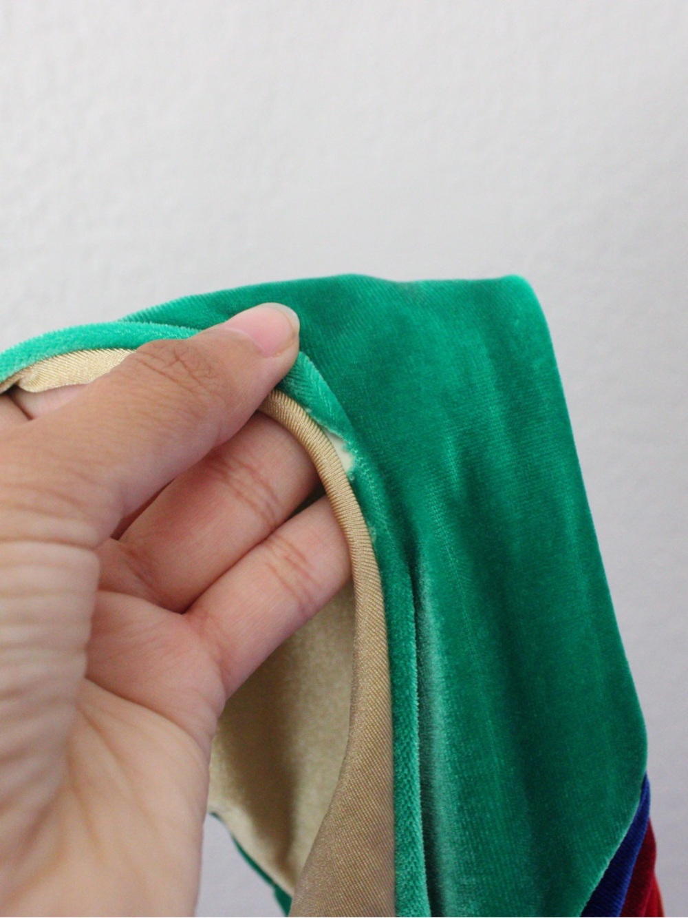 Aviator Nation Green with Rainbow Stripe Bikini - Picture 9 of 11
